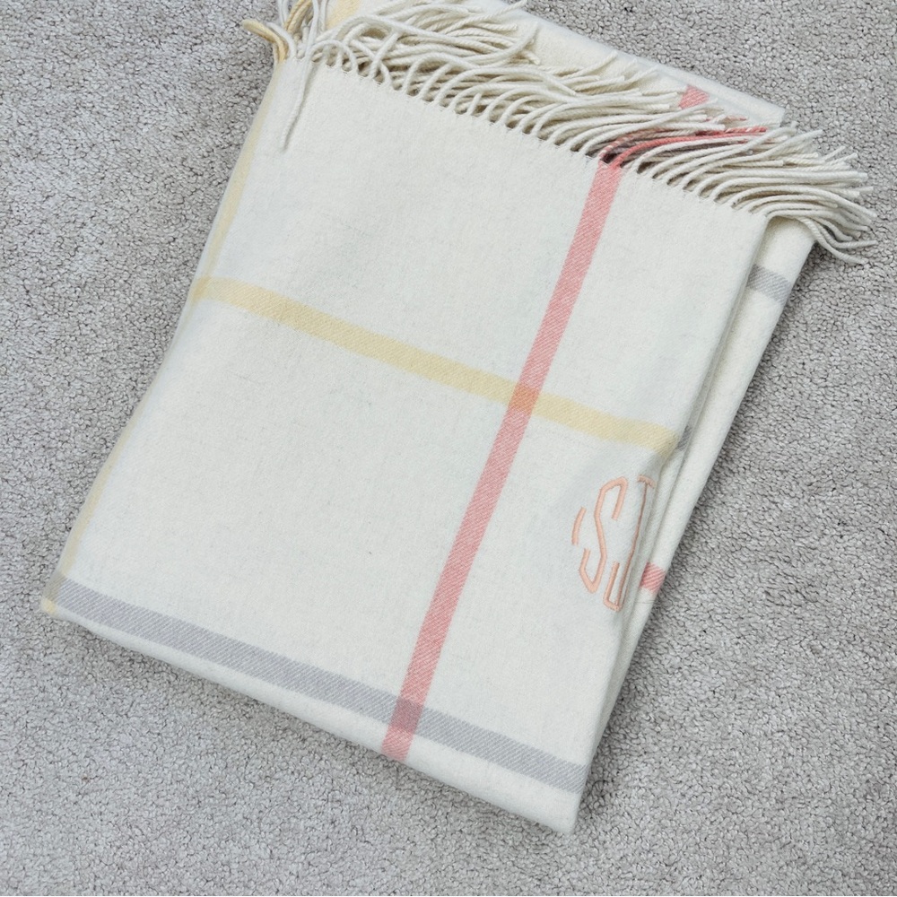 Garent Hill Wool Cashmere Throw NWOT